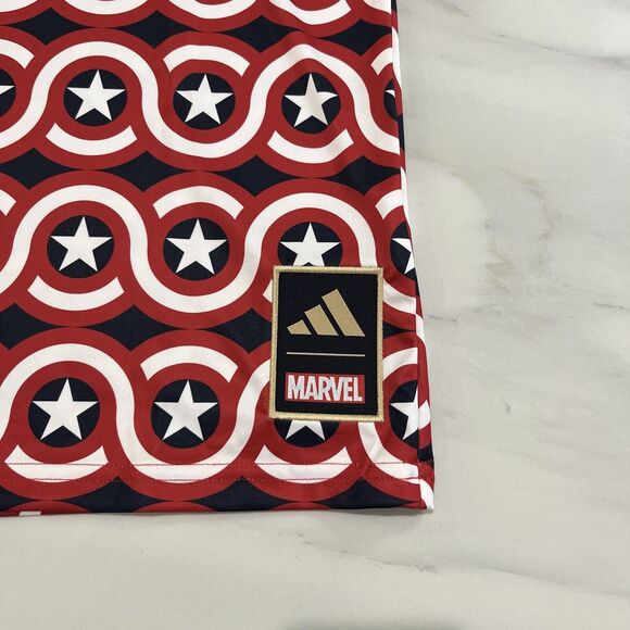 Adidas Marvel Captain America Pre Match Jersey HT3237 Men’s Size L - Picture 4 of 7